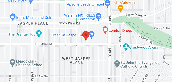 map of #204 10008 151 ST NW